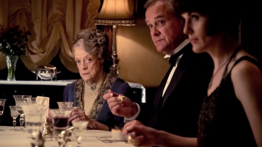 Maggie Smith, Hugh Bonneville und Michelle Dockery in "Downton Abbey"