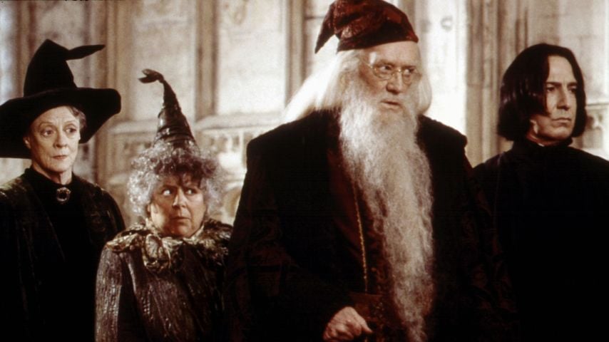 Maggie Smith, Miriam Margolyes, Richard Harris und Alan Rickman