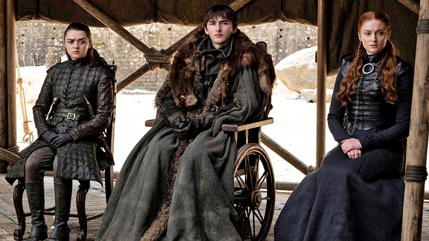 Maisie Williams, Isaac Hempstead-Wright und Sophie Turner in "Game of Thrones"