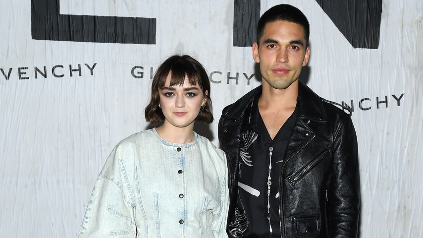 Maisie Williams und Reuben Selby bei der Paris Fashion Week. September 2019