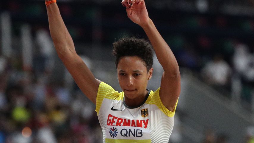 Malaika Mihambo bei der Leichtathletik-WM in Doha