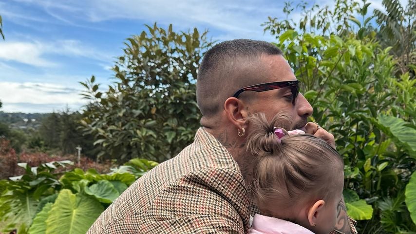 Maluma und seine Tochter Paris im Juni 2025