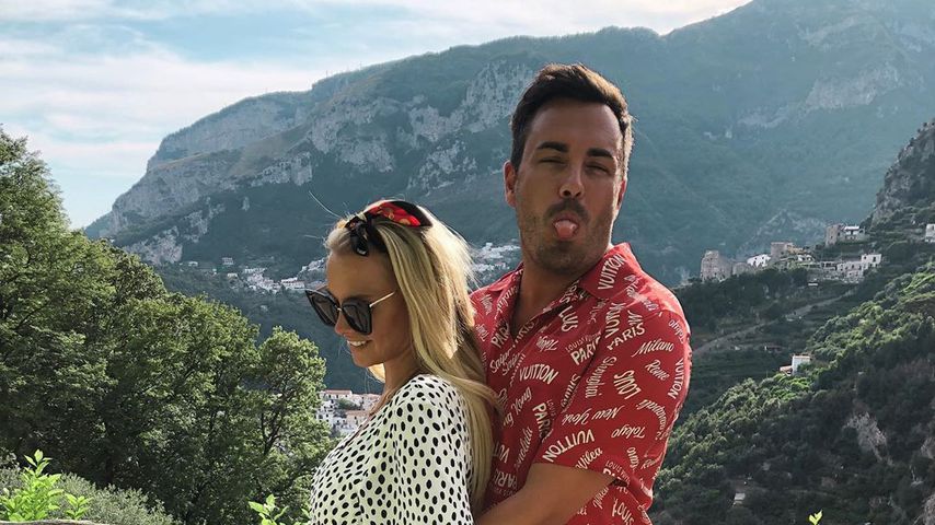 Mandy Lange mit ihrem Mann