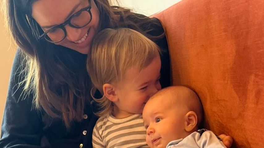 Mandy Moores Sohn geht in seiner Rolle als großer Bruder auf
