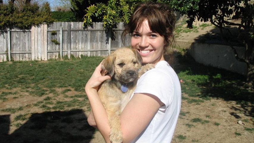 Mandy Moore und Hündin Joni