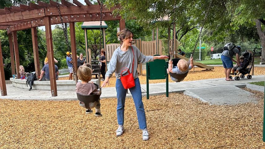 Mandy Moore mit ihren Kindern
