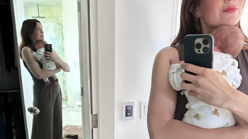 Mandy Moore und ihr Sohn Ozzie im November 2022