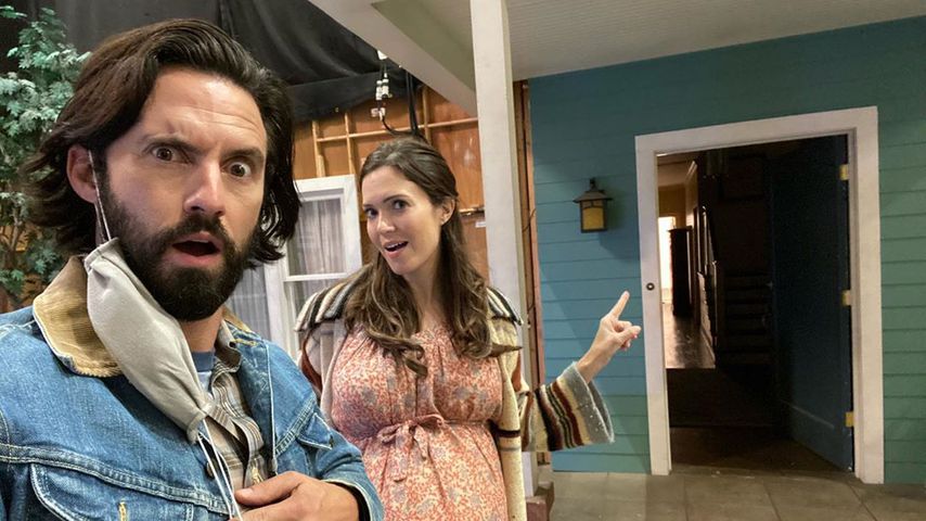 Mandy Moore und Milo Ventimiglia am "This is Us"-Set