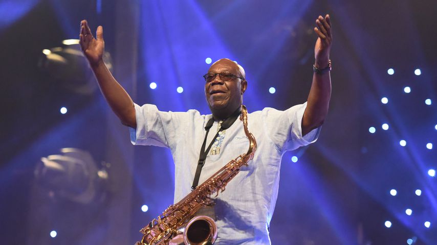 Manu Dibango im Juni 2018 in Abidjan