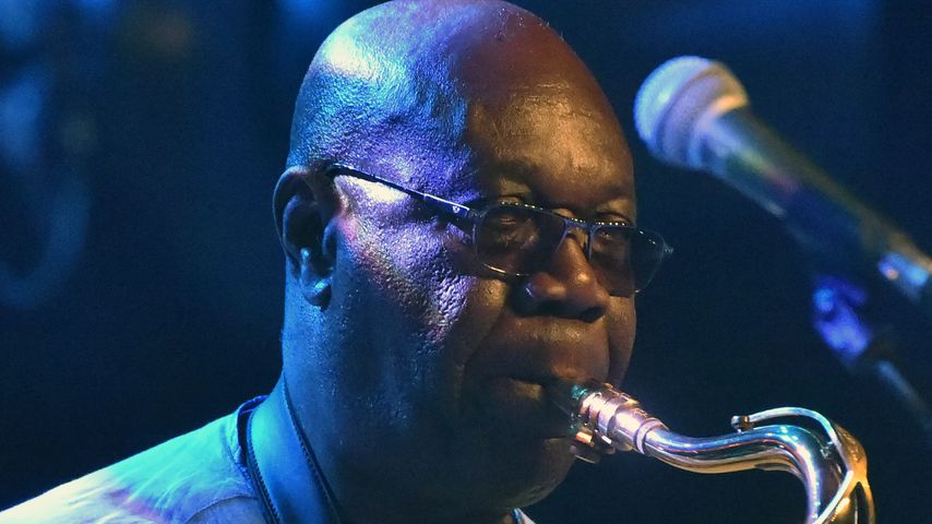 Manu Dibango im Juni 2018 in Abidjan