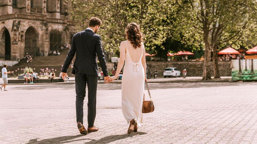 Manuel Vering und Maria Ehrich an ihrem Hochzeitstag
