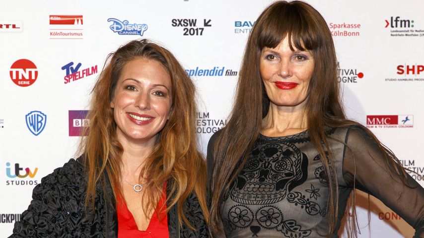 Mara Bergmann und Pamela Falcon bei den International Film Awards NRW, 2016