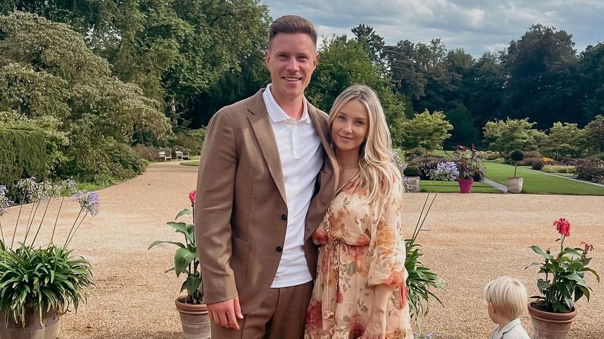Marc-André ter Stegen mit Frau Daniela und Sohn Ben