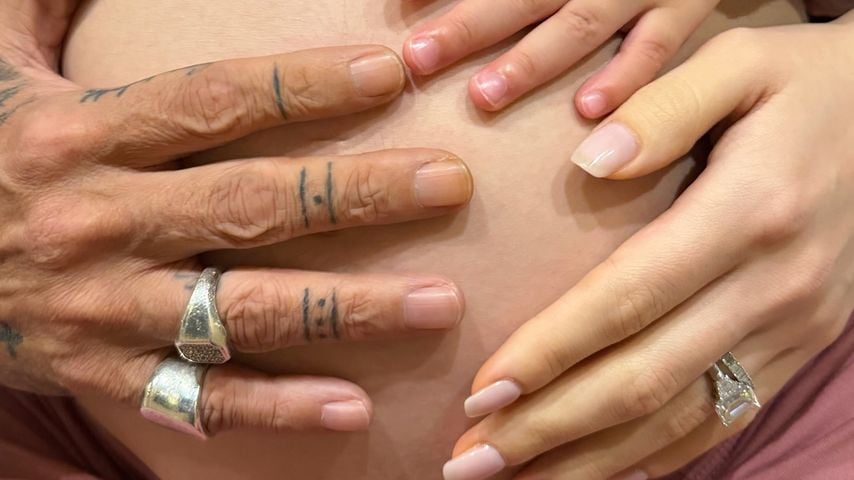 Marc Anthony, Nadia Ferreira und ihr Sohn im Januar 2026