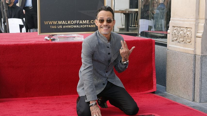 Marc Anthony bekommt Stern auf dem Hollywood Walk of Fame