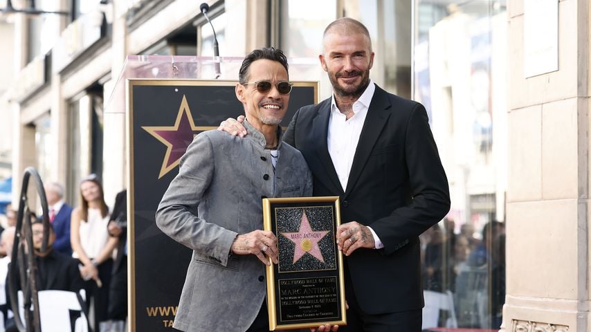 Marc Anthony und David Beckham, 2023