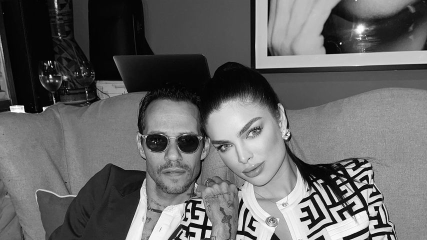 Marc Anthony und Nadia Ferreira im April 2022