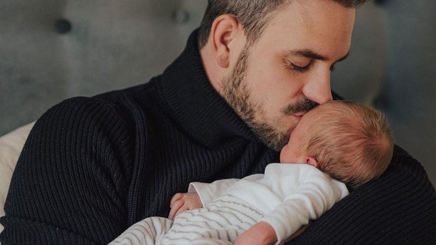 March Barthel und sein Sohn Leo im Dezember 2019
