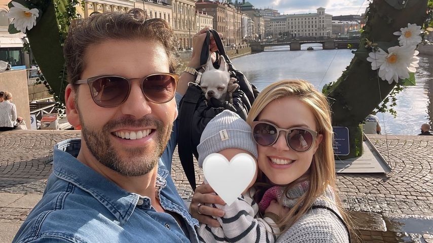 Nina Ensmann mit ihrer Familie, Juni 2024