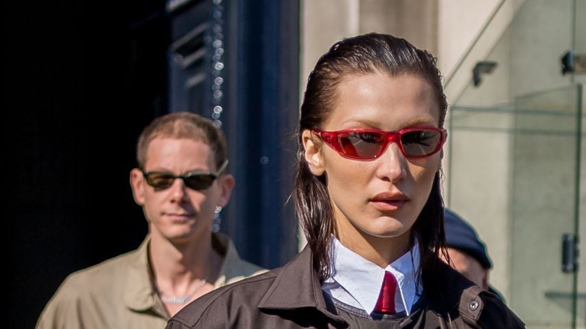 Selten: Bella Hadid knutscht öffentlich mit ihrem Boyfriend