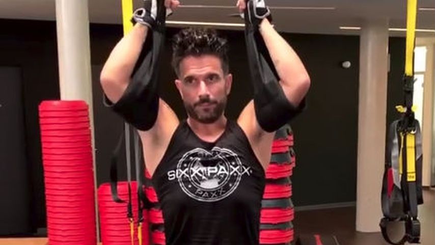 Drei Tage nach Fuß-OP: Marc Terenzi mit Gips im Gym!