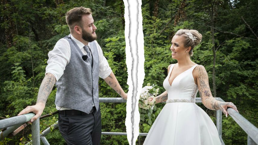 Collage: Marc und Jessica, "Hochzeit auf den ersten Blick"-Kandidaten 2019