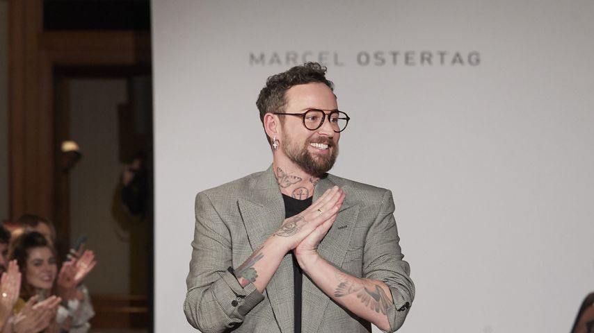 Marcel Ostertag bei seiner Fashion Show im Januar 2020