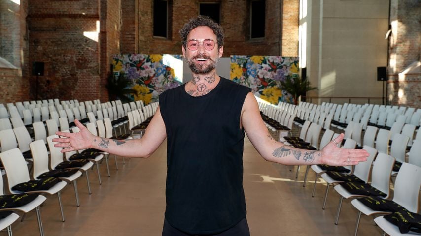Marcel Ostertag bei der Berlin Fashion Week im September 2021
