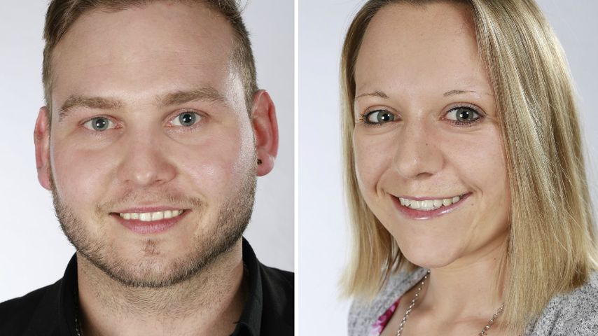 Collage: Marcel und Christina, Paar bei "Hochzeit auf den ersten Blick"