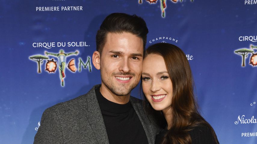 Marco Cerullo und Christina Grass bei der Premiere von Cirque du Soleil - Totem