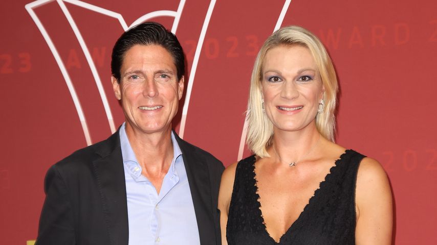 Marcus Höfl und Maria Höfl Riesch im August 2023 in Hamburg
