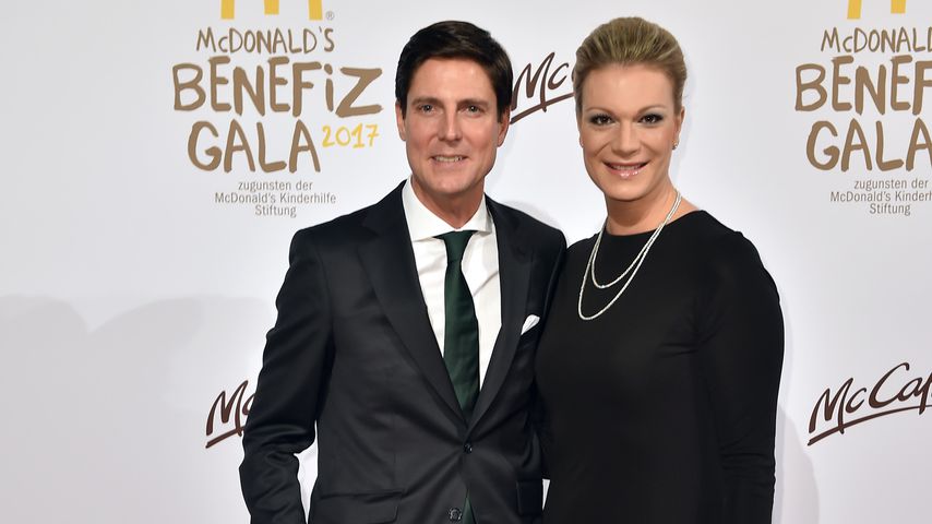 Marcus Höfl und Maria Höfl-Riesch auf der "McDonald's Charity Gala" 2017