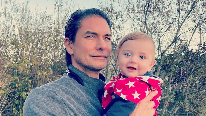 Marcus Schenkenberg mit seinem Sohn