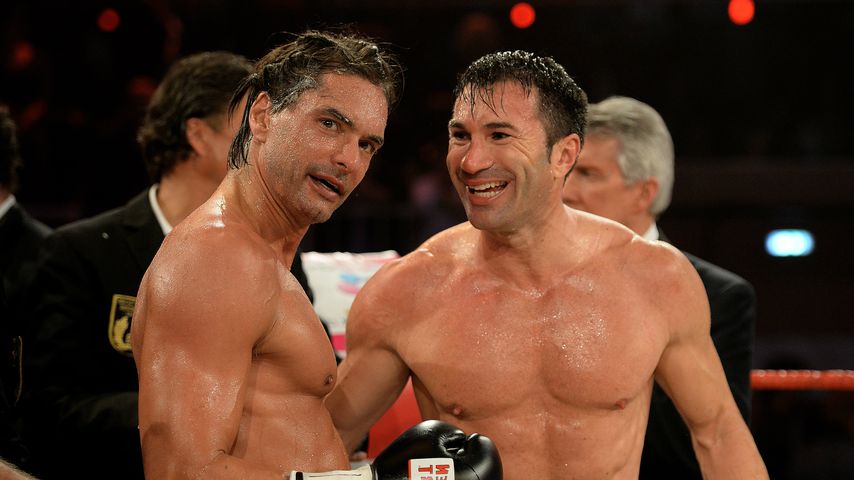 Marcus Schenkenberg und Lucas Cordalis beim Promi-Boxen 2014