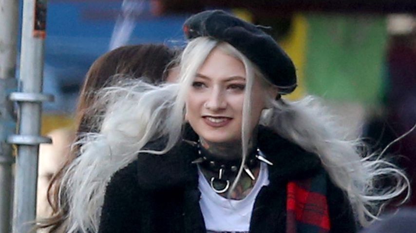 Mareike am Set von GNTM 2020