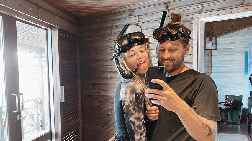 Mareike Lerch mit ihrem Verlobten Philipp