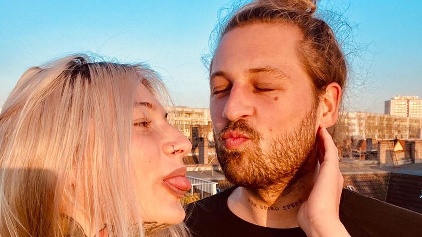 Mareike Lerch und ihr Verlobter Philipp Herder im April 2020 in Berlin