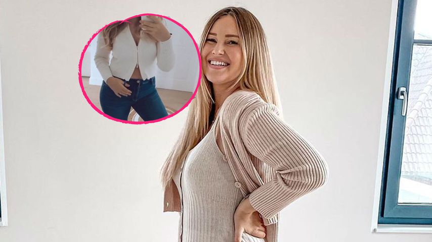 Acht Wochen nach Geburt: Maren Wolf passt wieder in Jeans
