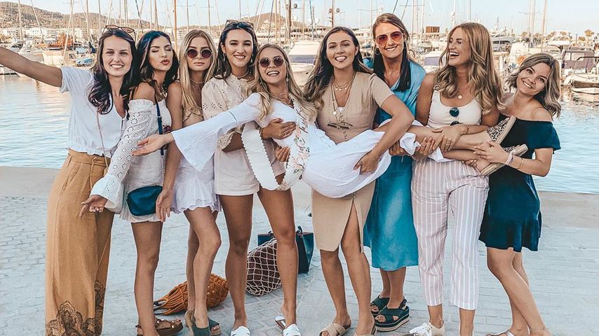 Katharina Damm, Patrizia Palme, Anna Maria Damm, Maren Wolf und Freundinnen, Mai 2019