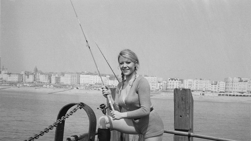 Margaret Nolan im Mai 1971 in Brighton
