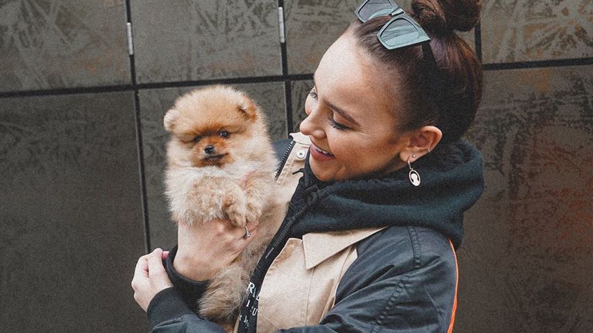 Margarita Nigmatullin mit ihrem neuen Hund
