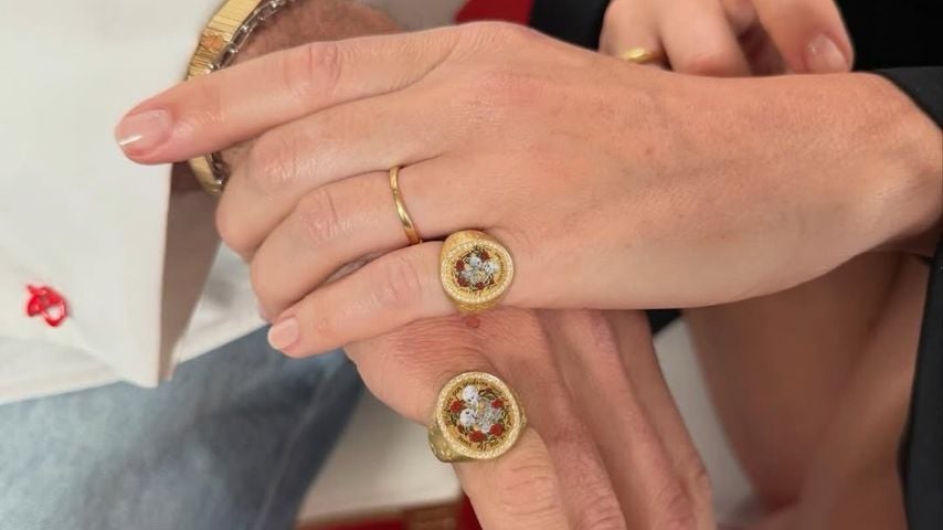 Margot Robbie und Jacob Elordis Siegelringe