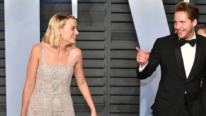 Margot Robbie und Tom Ackerley bei der Vanity Fair Oscar Party 2018