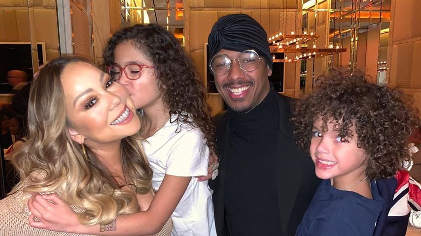 Mariah Carey mit Monroe, Nick und Moroccan Cannon an Thanksgiving 2019