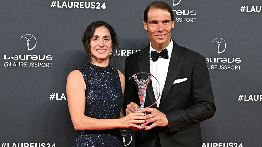 María Francisca Perelló und Rafael Nadal, April 2024