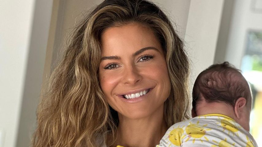 Maria Menounos mit Tochter Athena, August 2023