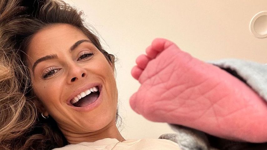 Maria Menounos mit ihrem Baby, 2023