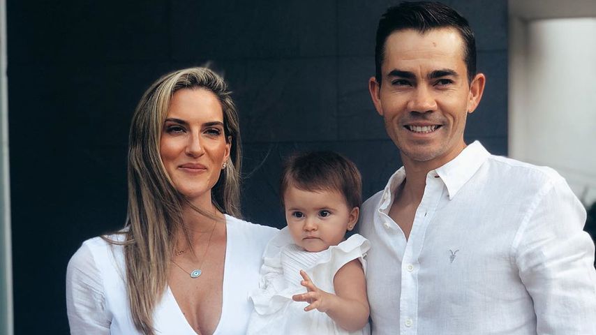 Maria, Mia und Camilo Villegas im September 2019