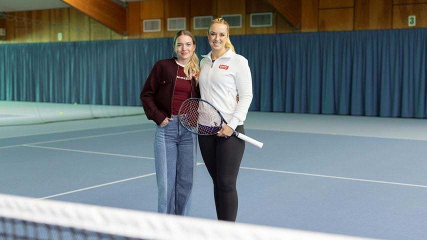 Maria Müller und Sabine Lisicki bei "Alles was zäht"