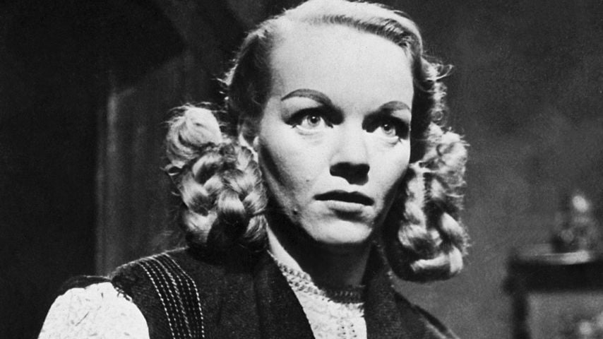 Maria Riva in einer Szene eines US‑TV‑Dramas, Juni 1951